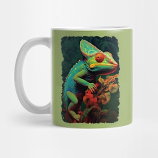 Green Chameleon Mug